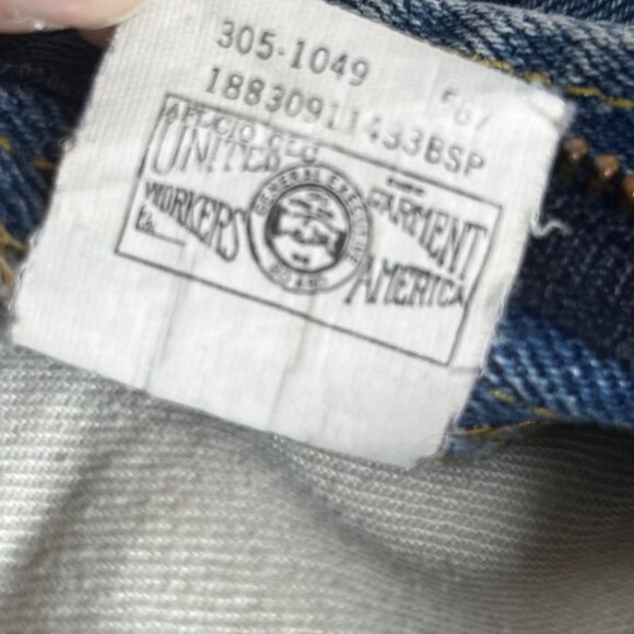 Lee High Waisted Denim Shorts Womens Size 8 Raw Hem - Picture 9 of 9